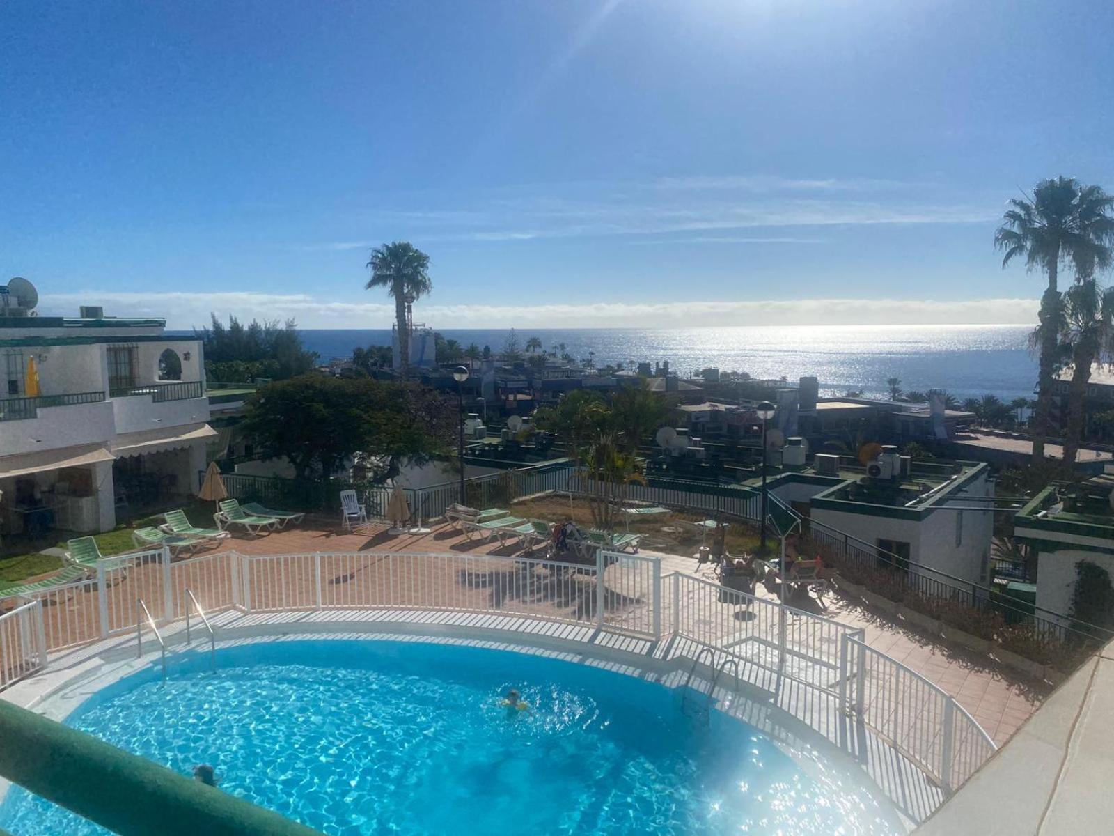 Sea View 2Br Toploctaion Heated Pool 5 Min To Beach San Agustin  Exterior photo