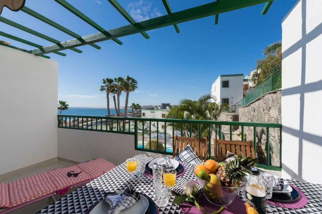 Sea View 2Br Toploctaion Heated Pool 5 Min To Beach San Agustin  Exterior photo